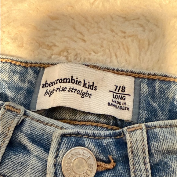 Abercrombie Kids Blue Jeans Set.           Girls Size 7/8 Long - Picture 3 of 11